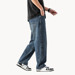 Relaxed retro jeans met rechte pasvorm