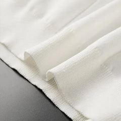 Slim fit polo met korte mouwen en verticale ribbels
