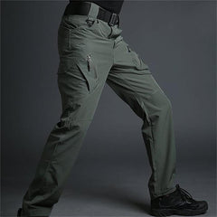 Slim fit werkbroek met meerdere zakken