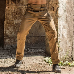 Slim fit werkbroek met meerdere zakken