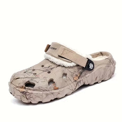 Slippers met antislip zool en gevoerde binnenkant