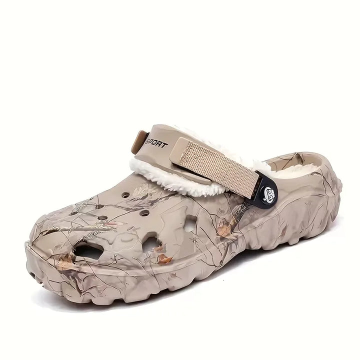 Slippers met antislip zool en gevoerde binnenkant
