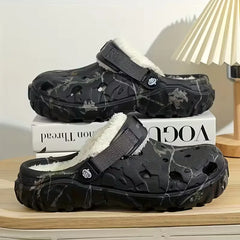 Slippers met antislip zool en gevoerde binnenkant
