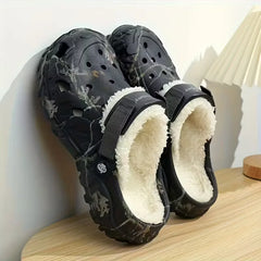 Slippers met antislip zool en gevoerde binnenkant
