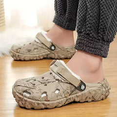 Slippers met antislip zool en gevoerde binnenkant