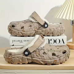 Slippers met antislip zool en gevoerde binnenkant