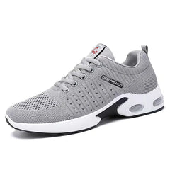 Sneakers met ademende mesh bovenkant