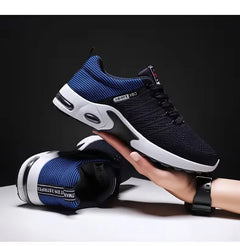 Sneakers met ademende mesh bovenkant