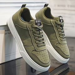 Sneakers met slipvaste rubberen zool