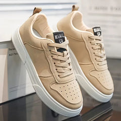 Sneakers met slipvaste rubberen zool