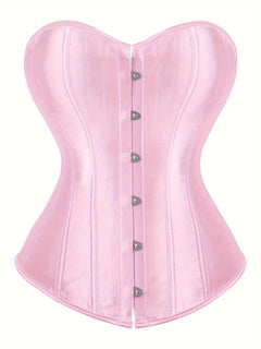 Strapless corset met vetersluiting en knoopsluiting