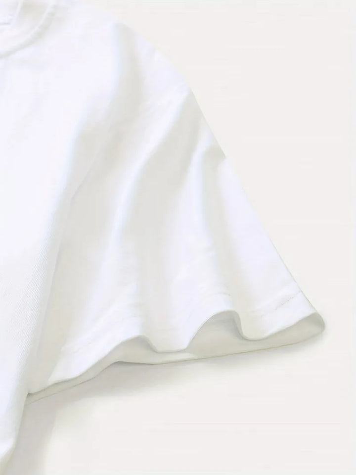 T-shirt met print en korte mouwen