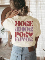 T-shirt met print en korte mouwen
