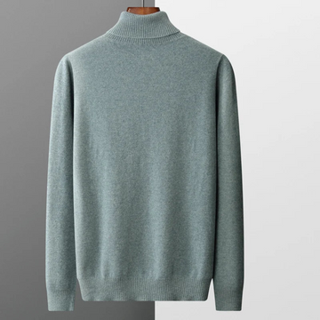 Trui met hoge turtleneck kraag en lange mouwen