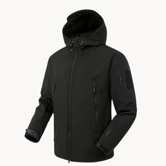 Waterdichte jas met capuchon en ritszakken