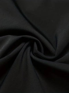 Zwarte zakelijke broek met rechte pijpen