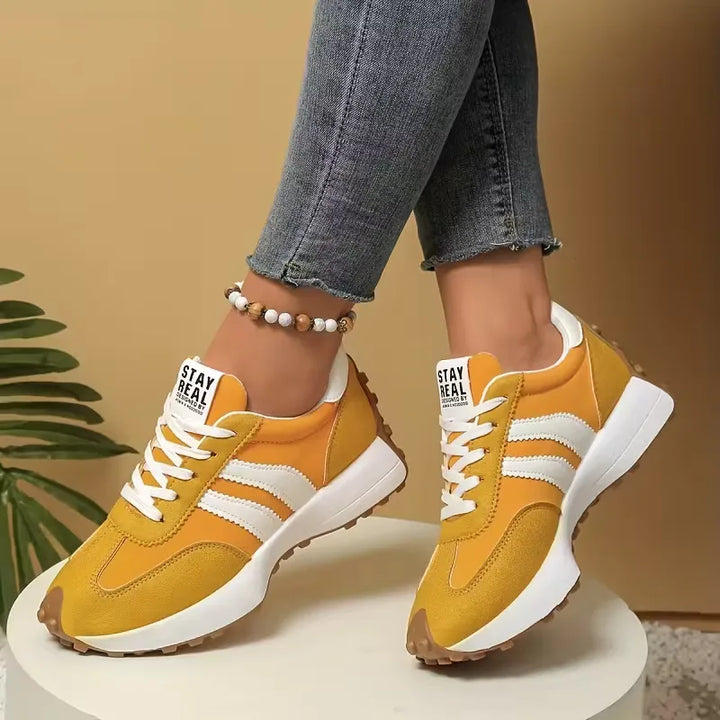 Platform sneakers met dikke zool