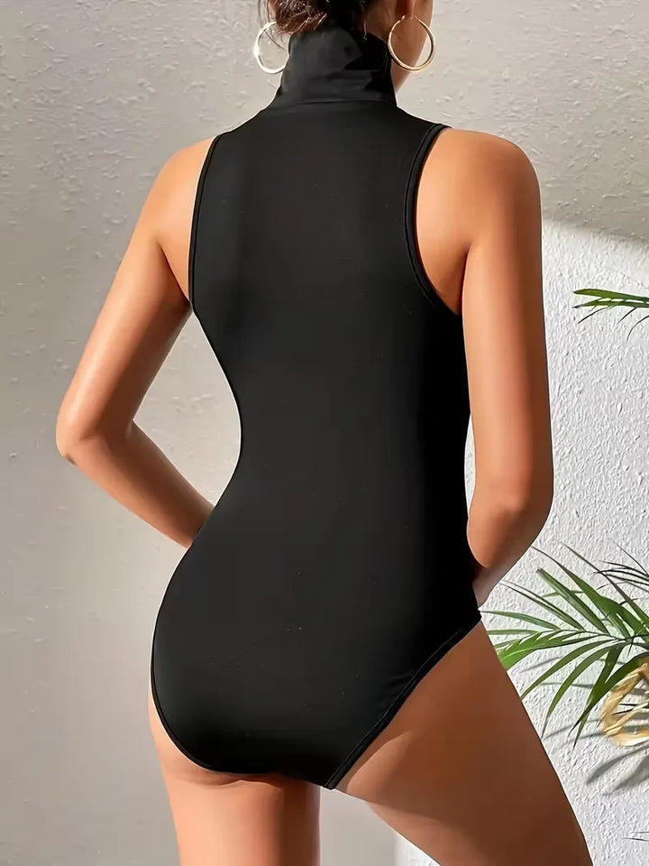 Bodysuit met turtle neckline