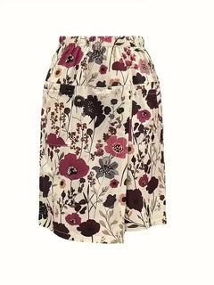 Korte broek met bloemenprint
