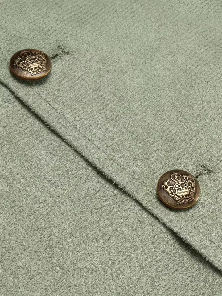 Gilet met V-hals en knopen