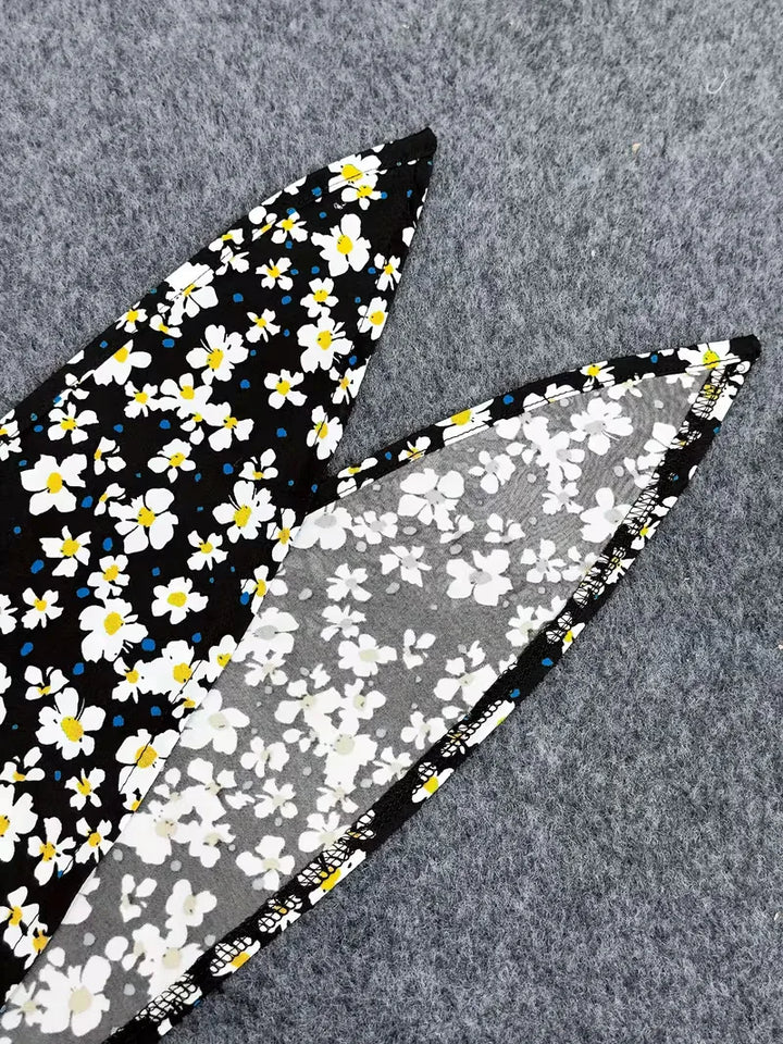 Crop top met bloemenprint