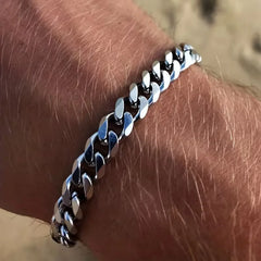 Cuban link armband met lobster clasp