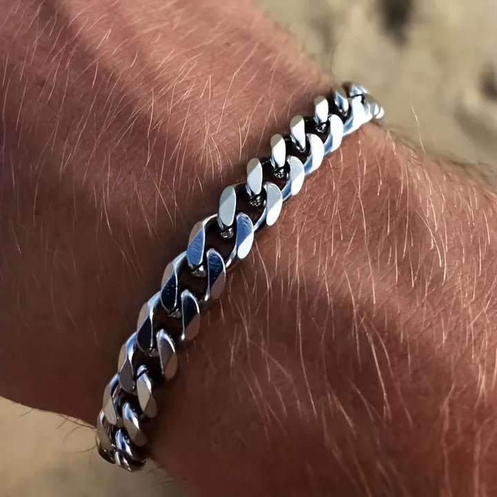 Cuban link armband met lobster clasp