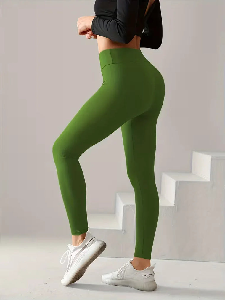 High-waisted slim fit legging
