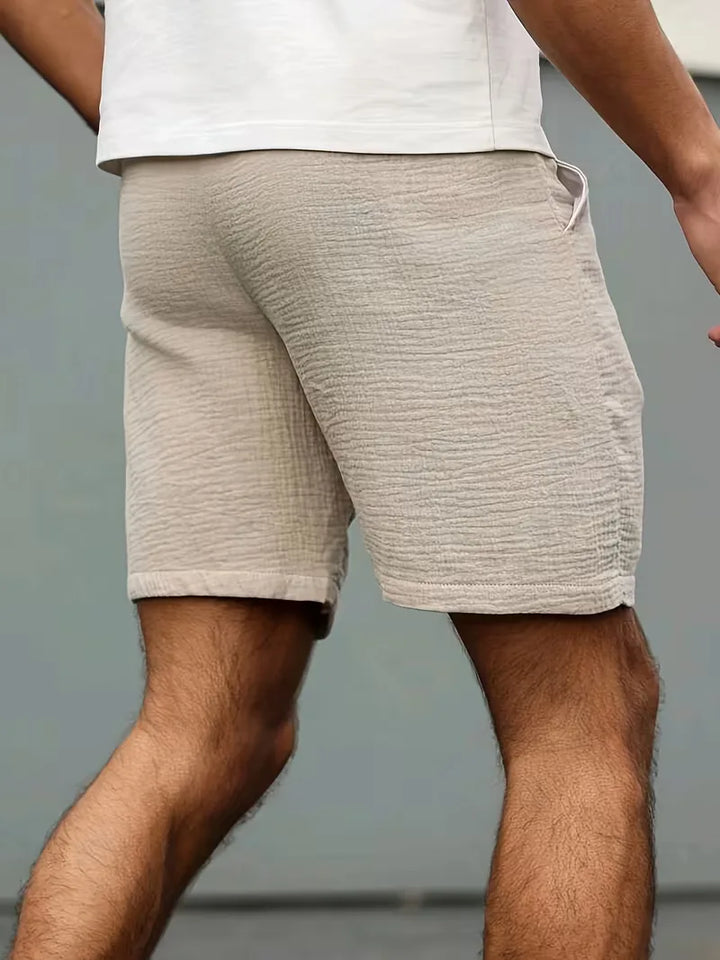 Korte broek heren met elastische taille
