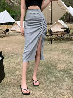 Bodycon rok met hoge taille