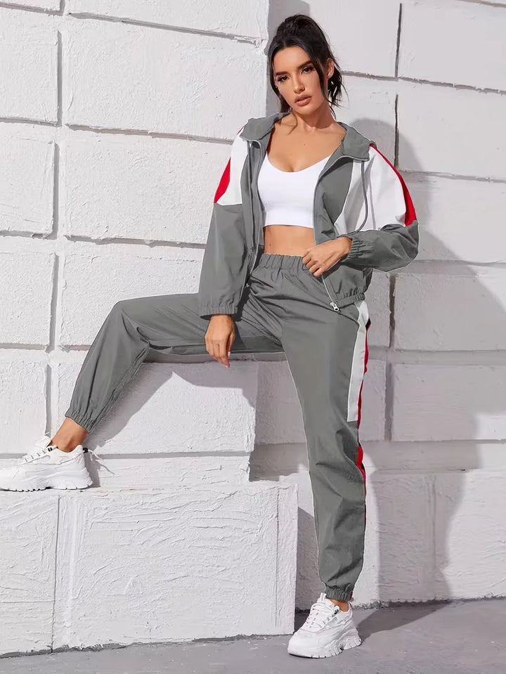 Lounge set met capuchon