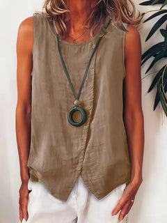 Bohemian dames blouse met knopen