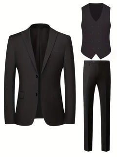 Drie-delig pak met slim fit
