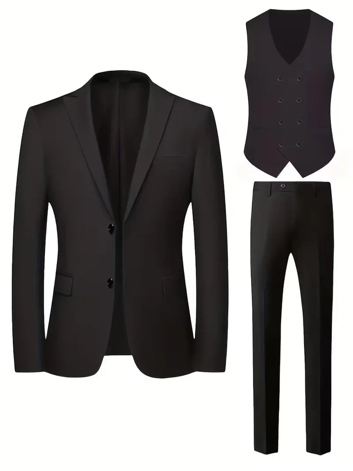 Drie-delig pak met slim fit