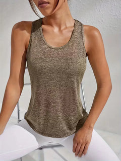 Sporttop met racerback en mesh
