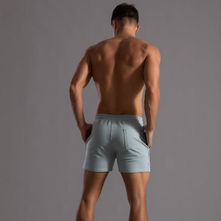 Super-stretch fitness shorts voor heren - ultieme flexibiliteit en comfort voor diverse soorten workouts en ontspanning.