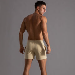 Super-stretch fitness shorts voor heren - ultieme flexibiliteit en comfort voor diverse soorten workouts en ontspanning.