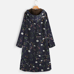 ASIYA | Lange damesjas met capuchon in de kleur Geel voor dames in stijl ideaal voor de herfst.