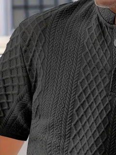 Zomer kledingset met jacquard patroon