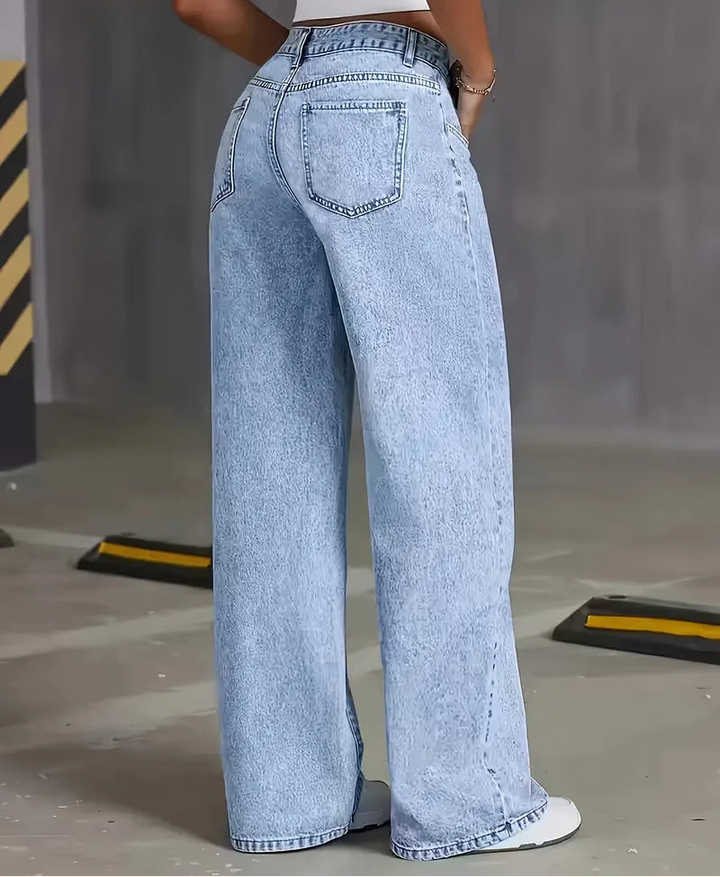Wide leg jeans