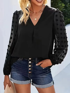 Blouse met lange mouwen