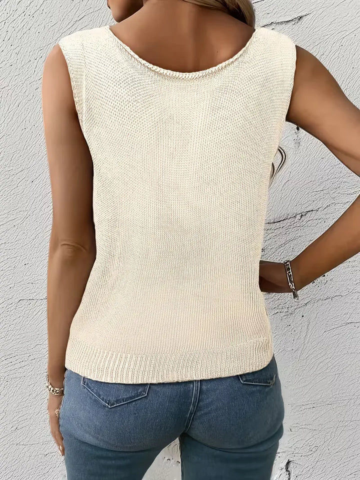Tanktop met V-hals