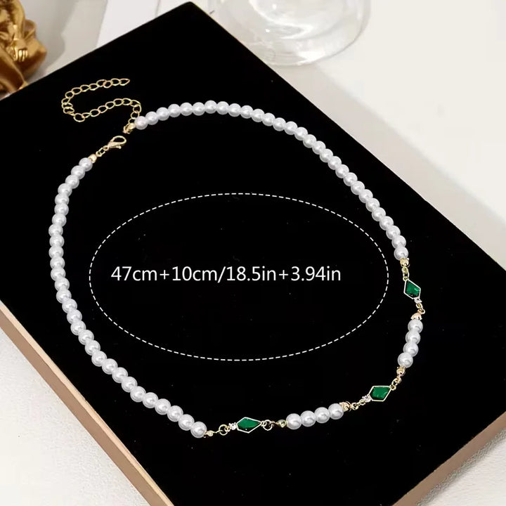 Ketting met imitatie parels