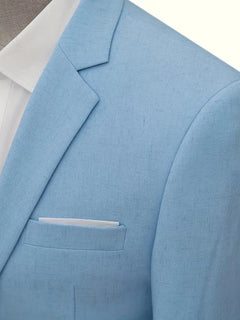 Linnen colbert slim fit