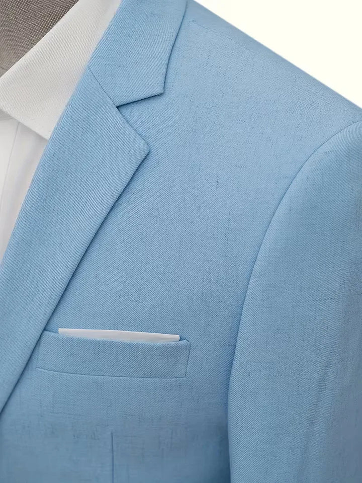 Linnen colbert slim fit