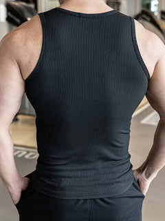 Tanktop slim fit ribbed