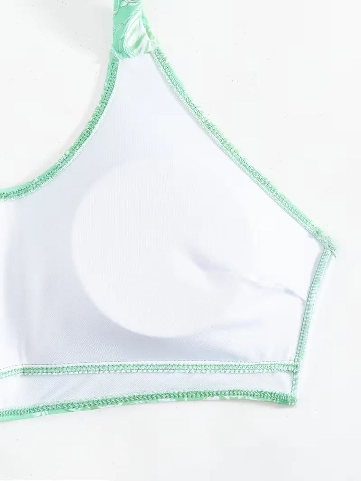 Cover-up met halternek en shorts
