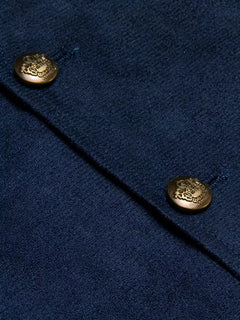 Gilet met V-hals en knopen