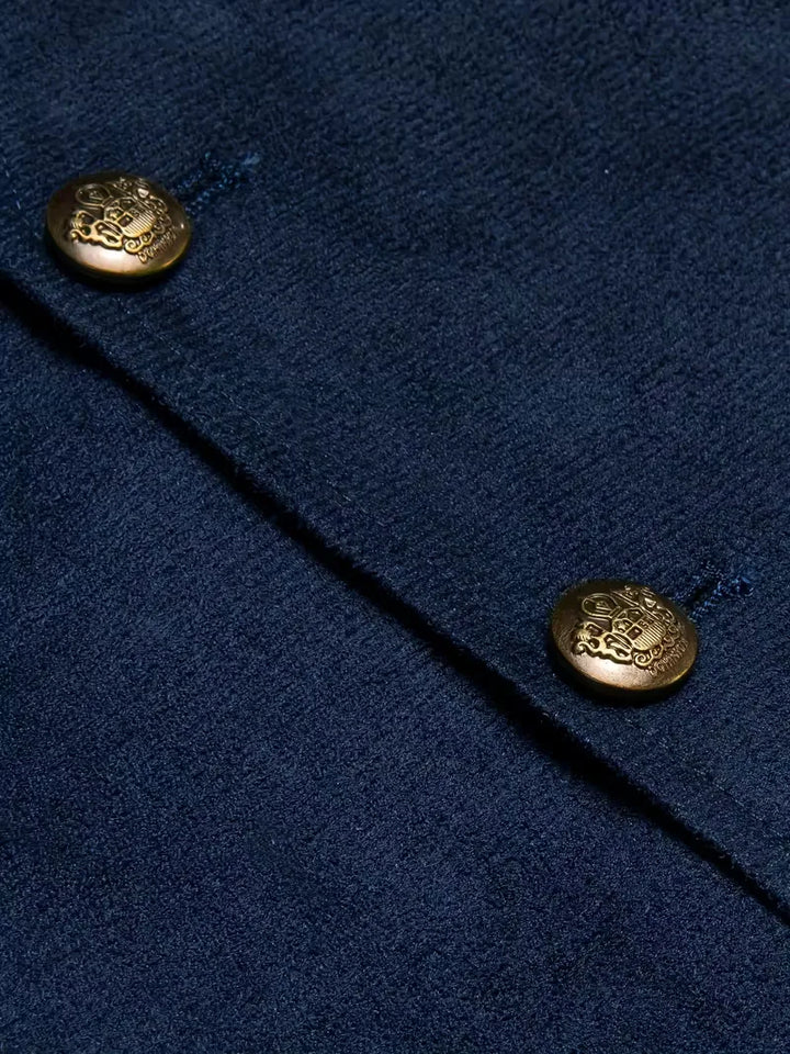 Gilet met V-hals en knopen