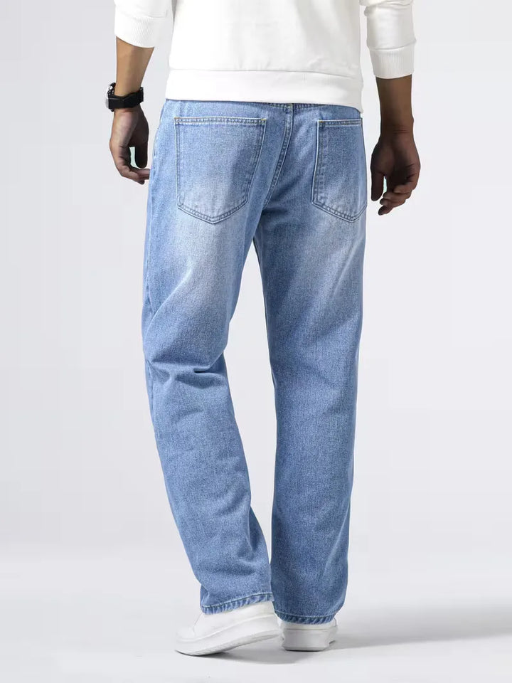 Loose fit jeans met vijf zakken